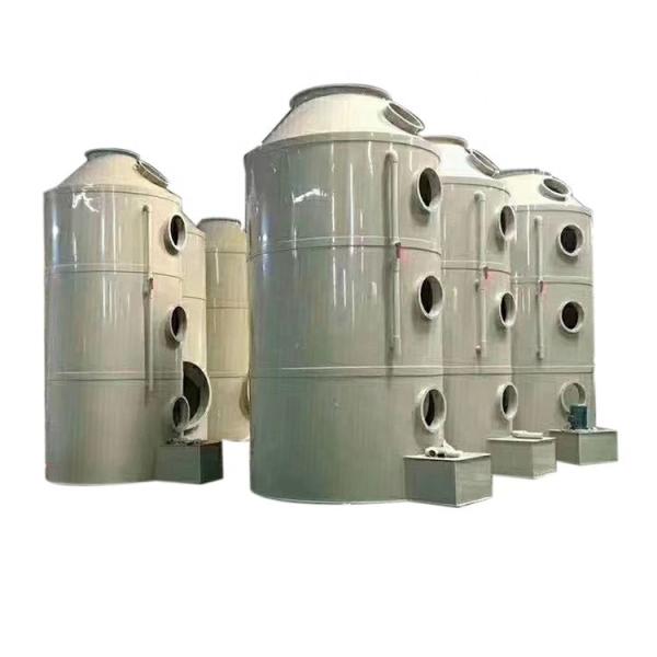 Spray Tower Industrial Waste Gas Treatment Equipment For Acid Mist And Dust Waste Gas