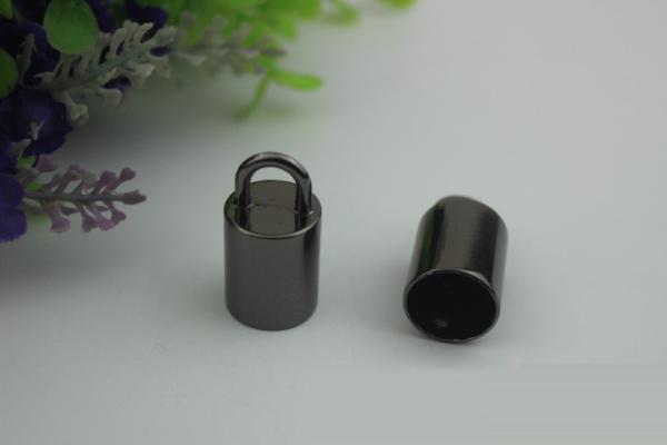 Wholesale fashion 14mm light gold zinc alloy bag hardware metal caps for tassel