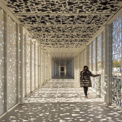 Interior Perforated Metal Panel 1000x1000mm Laser Cut Carved 2.5mm Thickness