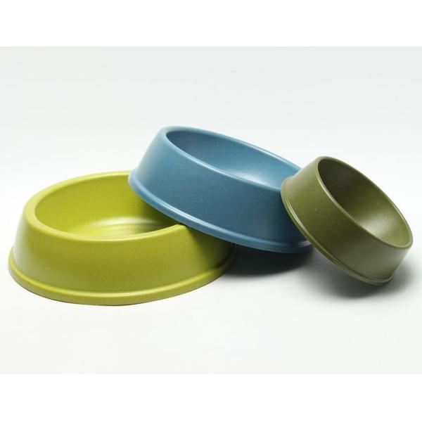 ECO Friendly Bamboo Pet Bowl / Biodegradable Pet Food And Water Bowls
