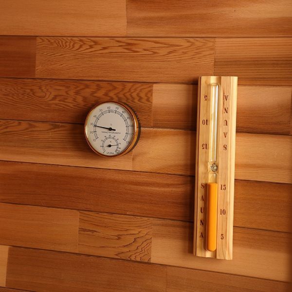 Deep Detox Hemlock Porch Bucket Cube Sauna Room