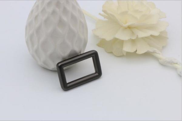 Handbag gunmetal zinc alloy 1 inch metal square buckles for sales