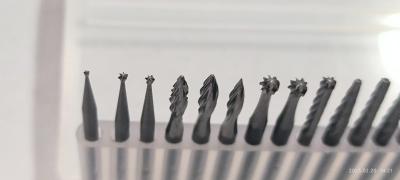 YG7 3*3mm Tungsten Carbide Rotary Files Customized LOGO