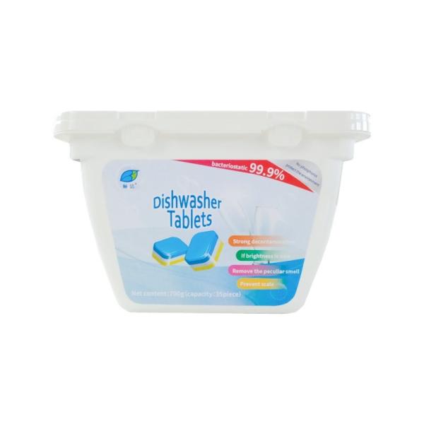 Solid Dishwasher Tablets for Kitchen Cleaning Multifunctional Detergent Concentrated