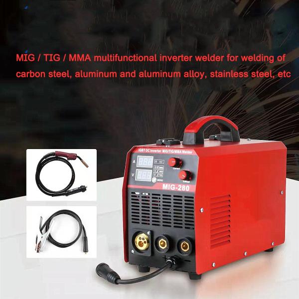 Inverter Welding Machine MIG-280 for 0.8mm/1.0mm Wire Diameter IP21S Protection Level