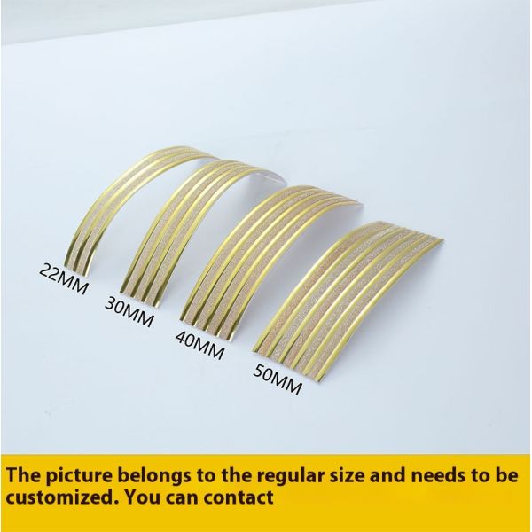 Furniture Use Edge Strip Pvc Decoration Soft Beauty Gold Strip Plastic Edge Trimming Flexible Pvc Edge Banding