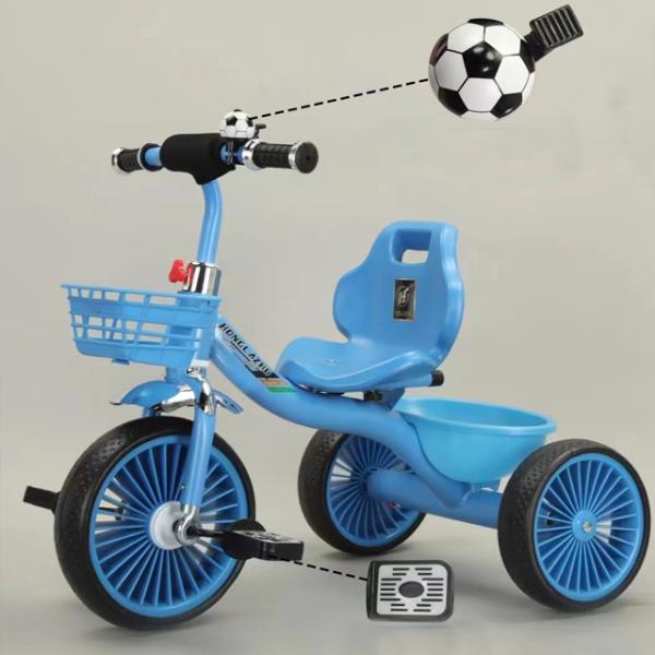 Детский трейкер для детей в возрасте от 2 до 5 лет с увеличенным дизайном педалей и 3 колесами EVA в 2023 году