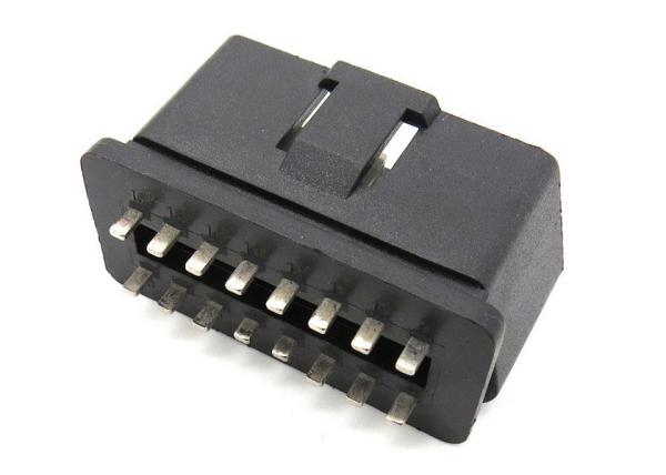 16 Pin J1962 OBD2 OBDII Male Plug Connector with Straight Pins