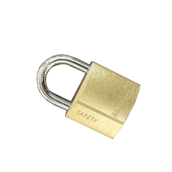 20mm Durable High Quality Brass Cylinder Spray-paint Arc Type Iron Padlock with 3 Keys ISO9001 Certified