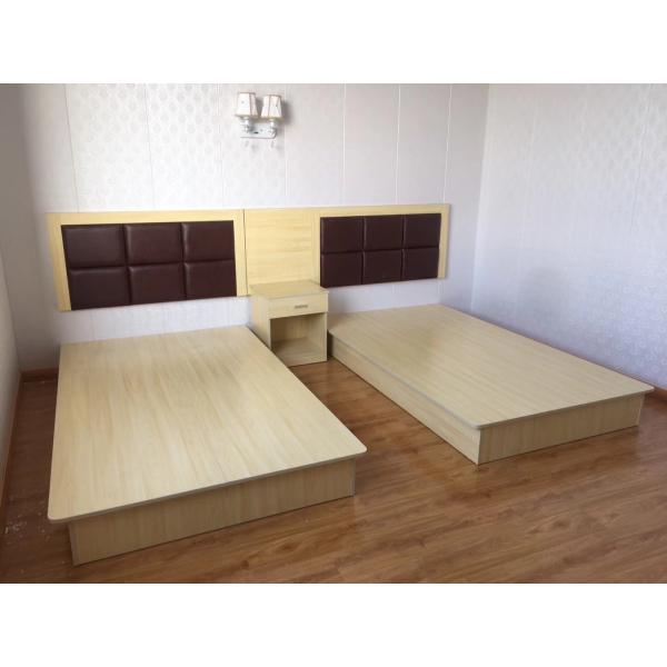 Elegant Hotel Room Furniture Set Wooden Bedroom Suites With Nightstand