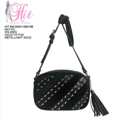 Adjustable Strap Crossbody Girls Popular Women PU Leather Tassel Shoulder Bag