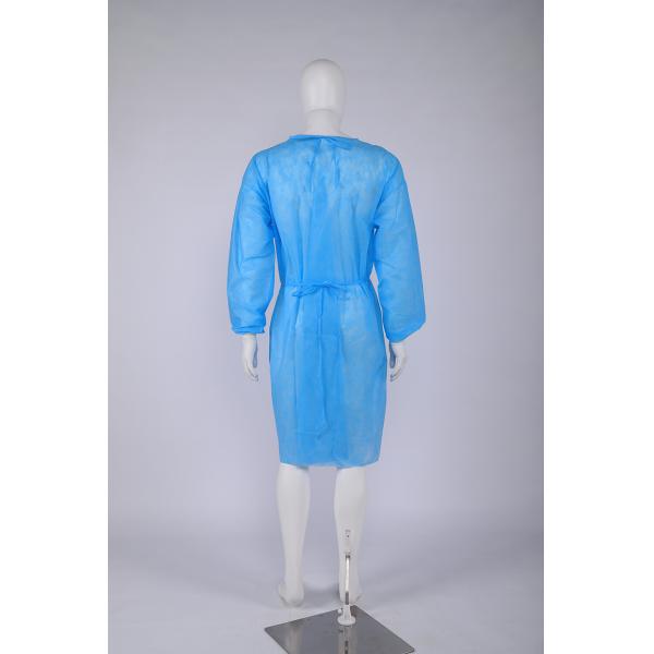 65g Plus Size Disposable Isolation Gowns Round Neck Doctor Isolation Gown