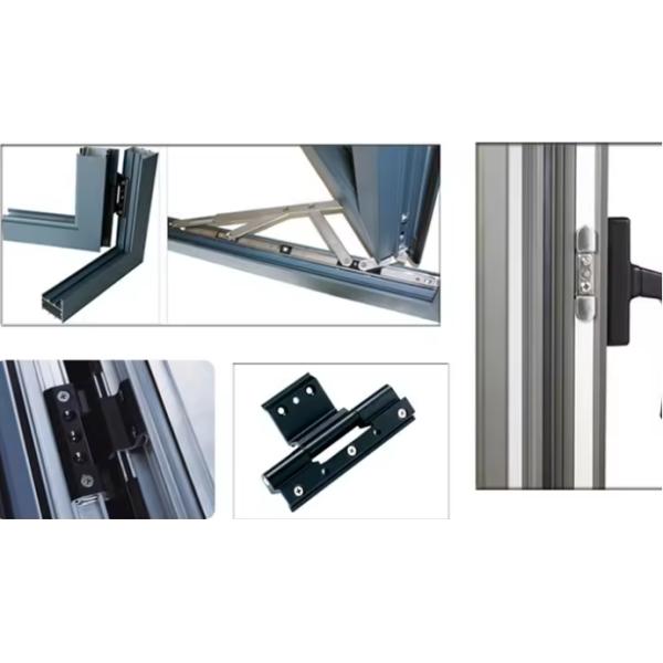 Double Glazed Window Glass Tempered Exterior Aluminum Sliding Glass Doors