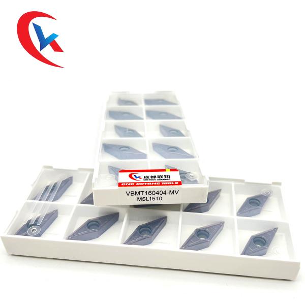 VBMT160404-MV Stainless Steel Finishing Tungsten Carbide Inserts PVD Coating