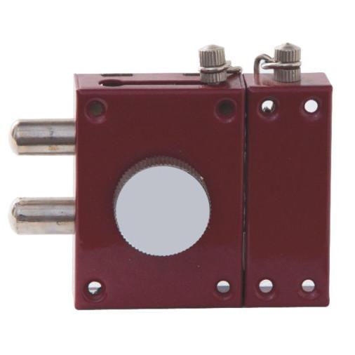 Simple Type Security Rim Lock Zinc Alloy And Iron Material For Door Painting Finish