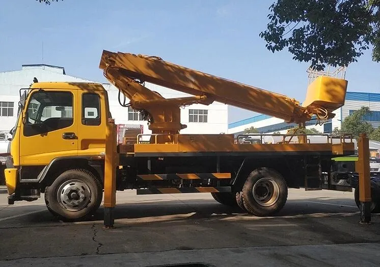 16m - 38m Telescopic Boom Overhead Working Truck Man Lift Aerial Lift Work Trucks