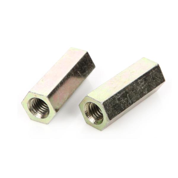 Цинк цвета покрыл длинную гайку длинной гайки наговора DIN6334 соединения наговора чокнутую соединяясь