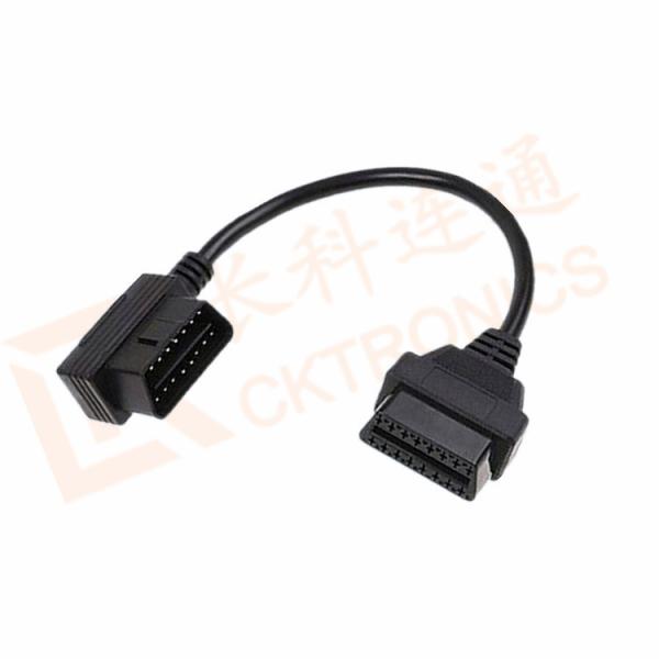 Male To Female OBD Extension Cable Custom For Automotive CK-MF16D01L