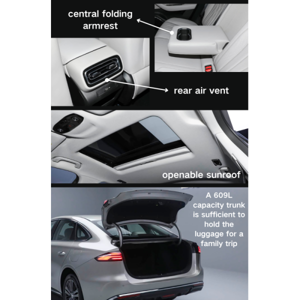 The All-new for Galaxy Starry 6 60km Explore Edition Plug-in Hybrid Sedan with Parking for 180km/h Max Speed 8.5kWh Battery