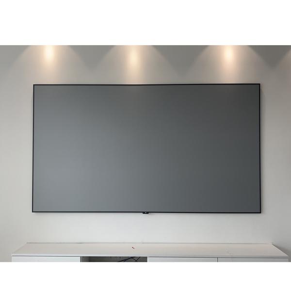 High Brightness Reflective Projector Screen 150 Inch PVC Projection Screen 16:9 For Home Cinema