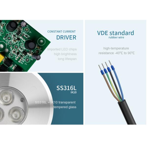 На открытом воздухе СИД RGB парка берет светлую землю на острие снабжения жилищем SS316L ввело 2 лет гарантии