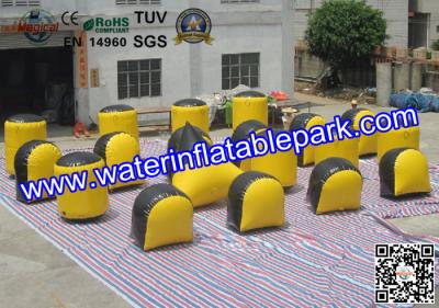 Tactical  Inflatable Bunker For Paintball Sport Games , Paint Ball Bunkers