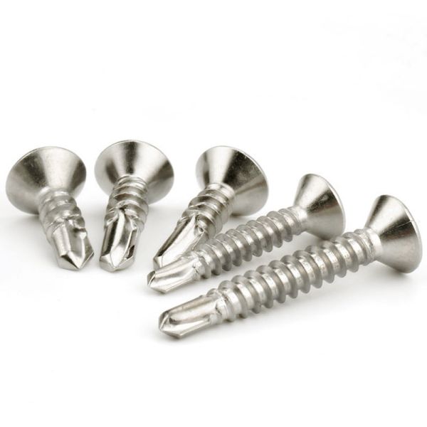 DIN7504P Zinc Plated Countersunk Head Self Drilling Screw for Metal-to-Metal Fastening