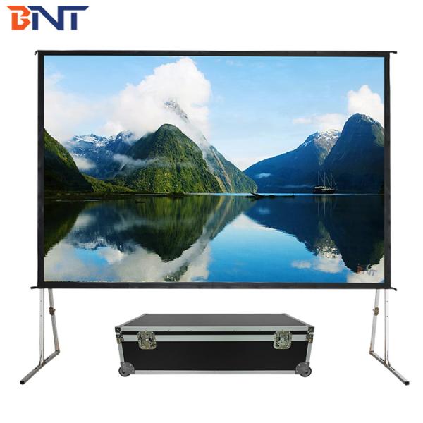 Outdoor Motorized Projector Screen , 200 Inch Electric Projector Screen