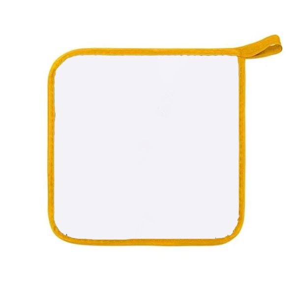 Custom Colorful Sublimation Blank Printable Polyester Pot Holder Waterproof Heat Resistant Dishwasher Safe