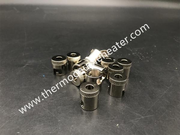 NICKEL PLATED BRASS BAYONET CAPS Single Slot for Springs-type Thermocouple