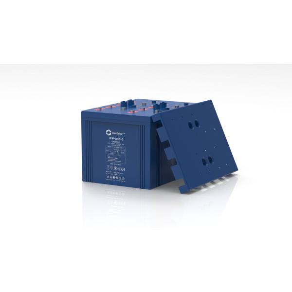 Long Life Vrla 2 Volt 2000ah Deep Cycle Gel Battery In Solar Panel System
