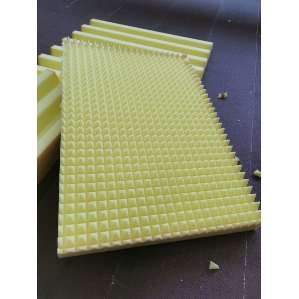CNC Horizontal Oscillating Saw Blade Foam Cutting Machine For Sponge And Flexible PU With Belt Rotary Table