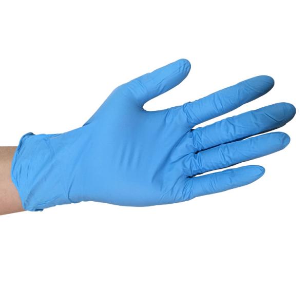 Blue Powder Free Non-Medical Nitrile Gloves With High Quality Disposable NItrile gloves