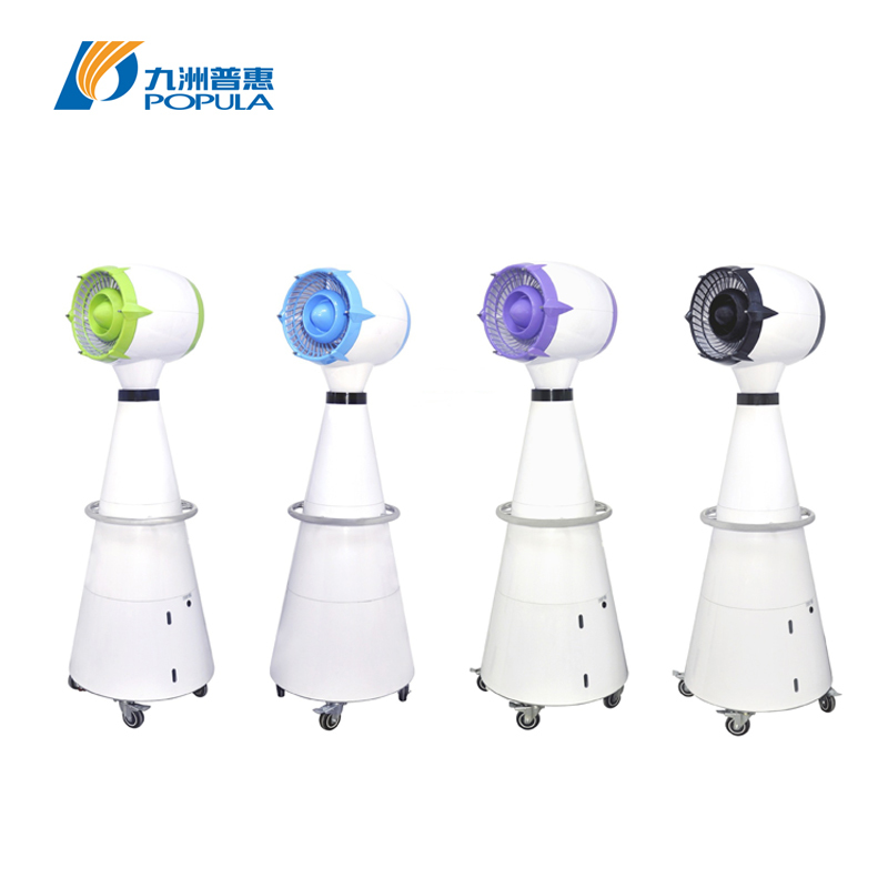 Mobile Pressure Type Misting Cooling Fan IPX5 Waterproof With DC Variable Speed Motor