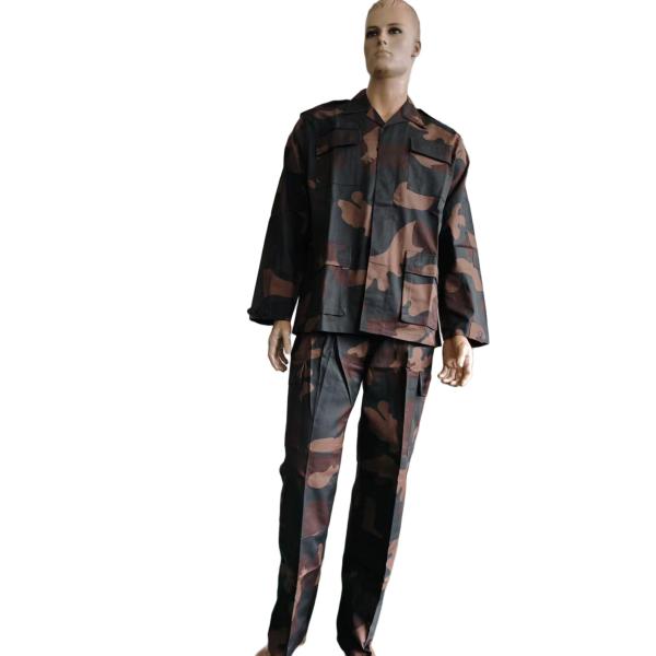 BDU tactical Uniform Camo Jacket And Pants Set 65 35 Poly Cotton Tactical Workwear For Men