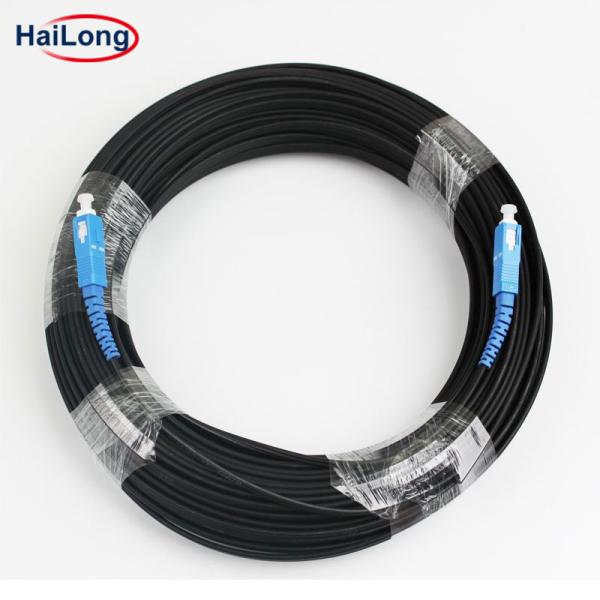 2.50meter Outdoor SC UPC Simplex FTTH Lead In Cable