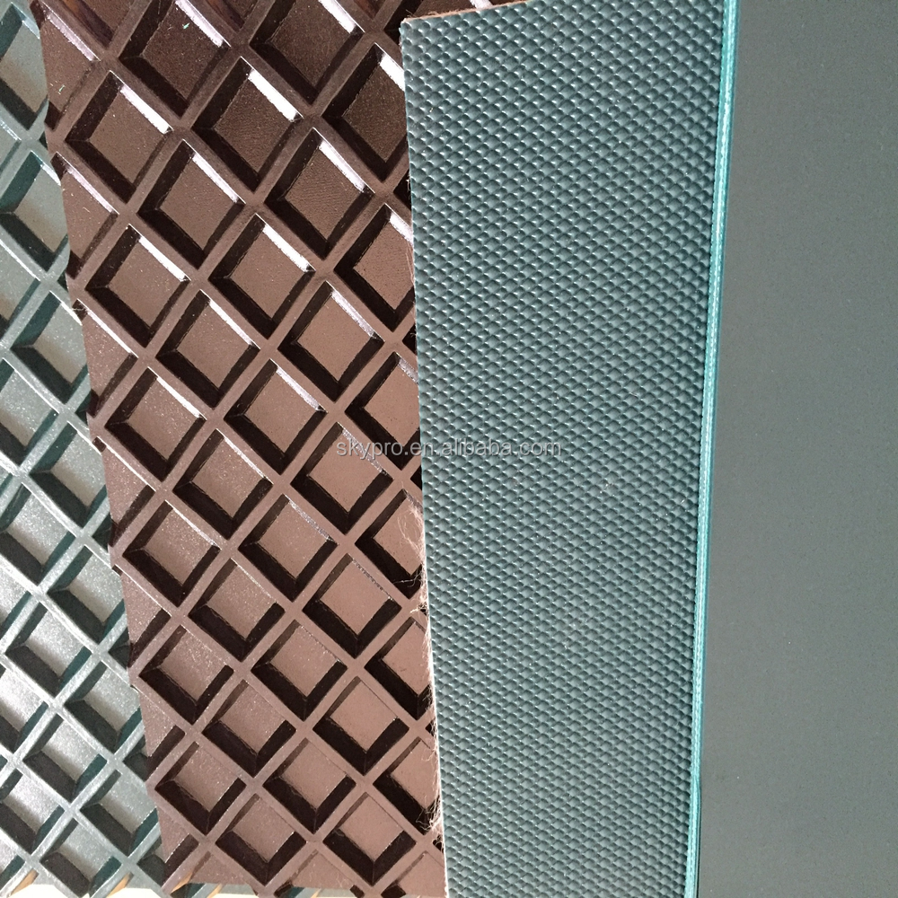White PU Diamond Pattern Anti-static Conveyor Belt for Dough Sheeter