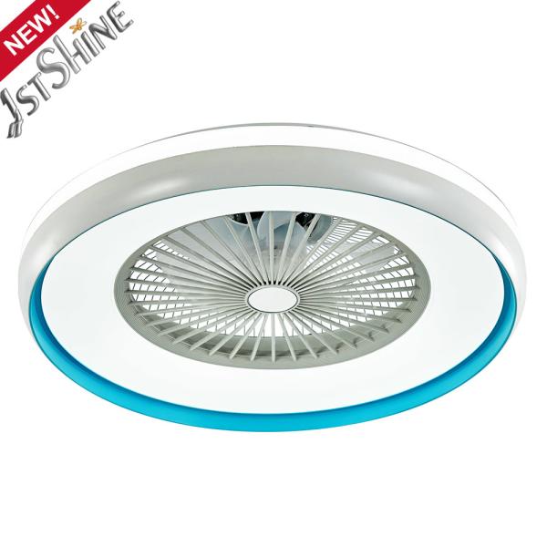 Luz do fã de teto do quarto do OEM 6500K 24 velocidades do motor de C.A. 3 da polegada