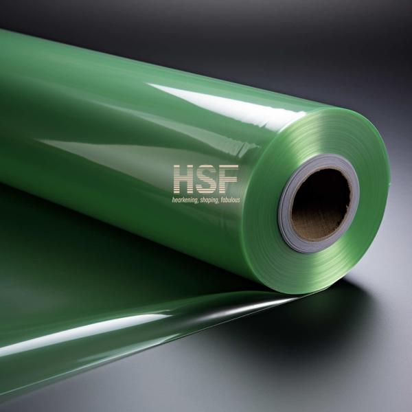 50 микрон непрозрачная зеленая моноаксиально ориентированная полиэтиленовая пленка PE