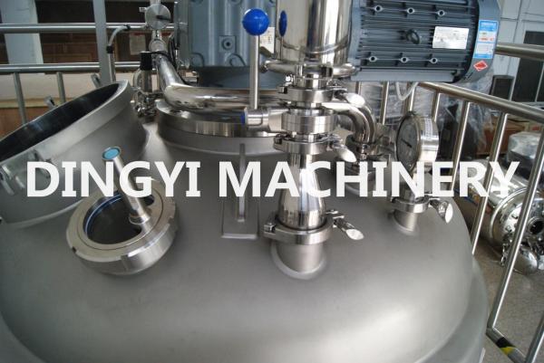 Mechanical Seal Industrial Homogenizer Equipment With Oil Type Vacuum Pump