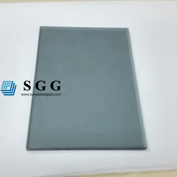 Top quality 6mm grey tempered glass