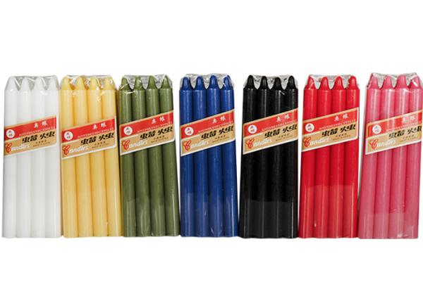 Color Unscented 10g Paraffin Wax Candle Dinner Wedding Church Religious