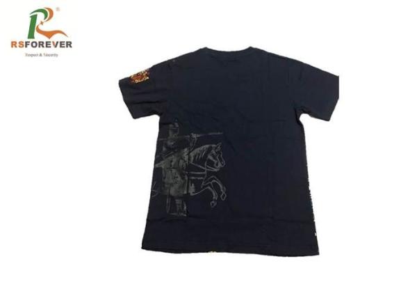 Fashional Wrinkle Free T Shirts Fabric Embroidery 100 Cotton 180 Grams​