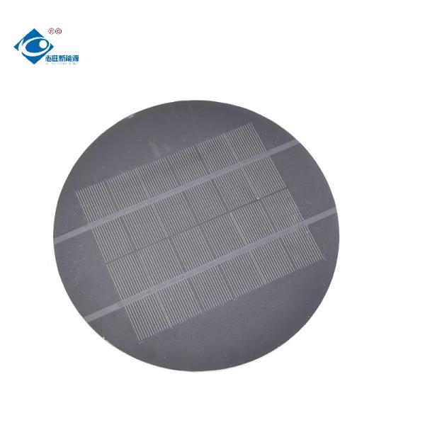 3.9W Semi-Flexible Solar Panels ZW-Dia180-PET Portable Solar Energy Systems Charger 6V