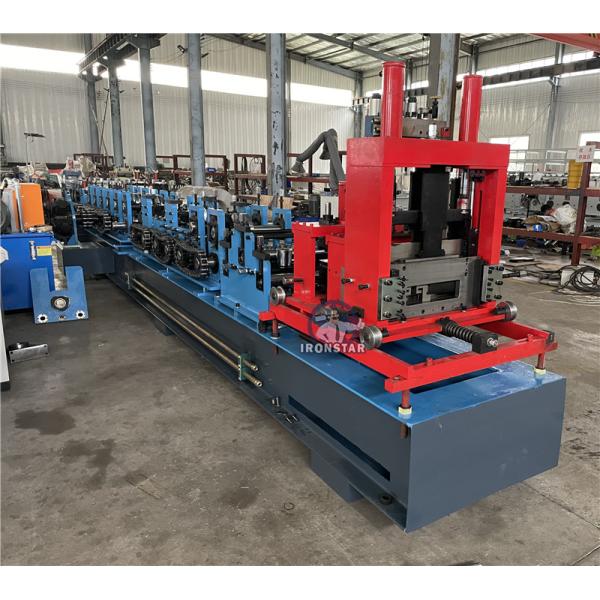 “Full Automatic CZ Channel Roll Forming Machine C Z Purlin Making Machine Adjustable Size ”
