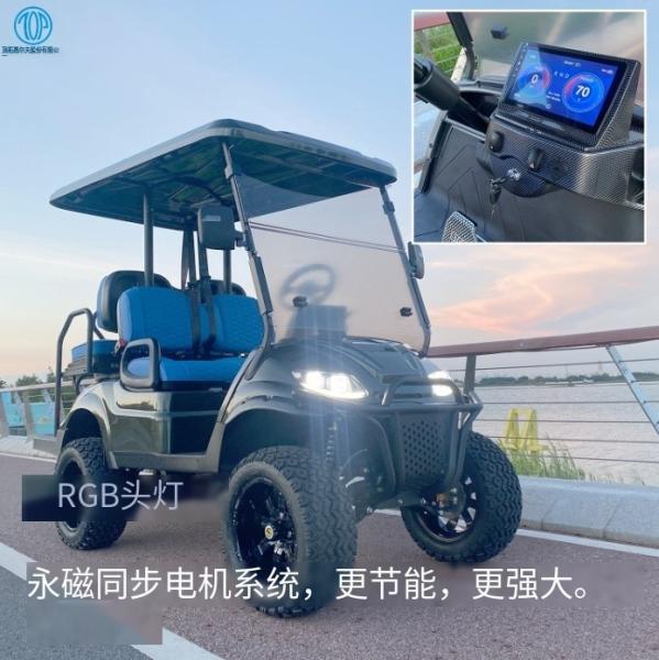 Chave do carrinho de golfe de 4 Seater menos o controlo a distância com erros do trotinette do golfe elétrico do sistema de 60V 5KW PMSM