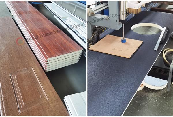 Foam Panel Product Insulation Polyurethane Huanshan New Outdoor Sale Metal Steel Garage Sectional Door Panel