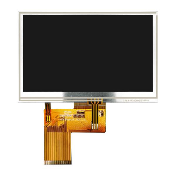 4.3 Inch 480x272 RGB TFT LCD Display with Resistive Touch Screen