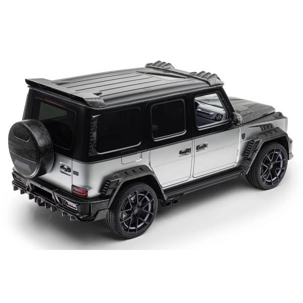 G63 AMG Car Fitment Mercedes Benz Forged Carbon Fiber Wide Body Kits Roof Panel Engine Bonnet 6 Lights Roof Spoiler