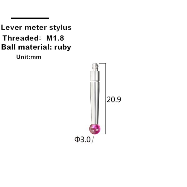 Makinopc Ceramic Straight Styli for Machine Tool Touch Probes to Ensure Maximum Measurement Accuracy